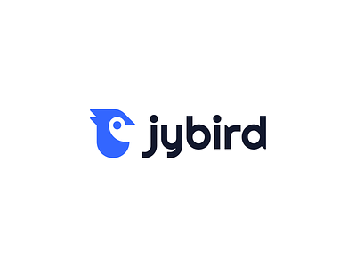 Logo for Jybird Laboratories bird blue branding laboratories labs logo logomark minimalist navy