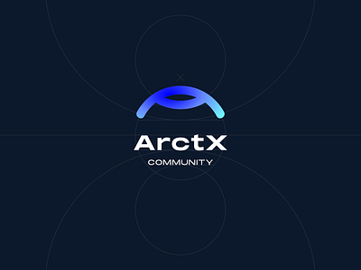 Concept for ArctX Community arctic arctics blue branding earth icon it logo logomark modern north planet space