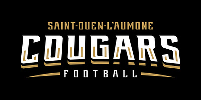 Cougars - Saint-Ouen-l'Aumône - Logotype cougars football logotype sports branding sports logo team logo
