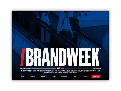 Adweek Events UI Design System branding event identity motion responsive ui ui design web design