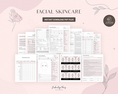 FACIAL SKINCARE beauty enhancement consent forms facial procedure consent form facial skincare consent forms skincare treatment release forms