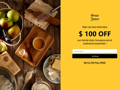 Daily UI #003 Landing page ui dailyui ux