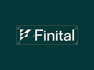 Finital Logo Design bank brand branding design finance fintech graphic design identity logo logo design logo grid logotype money tech type wealth