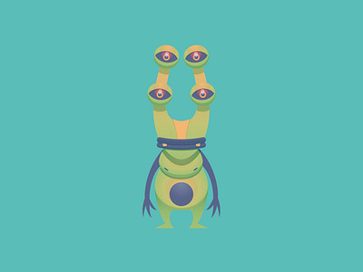 Cute Monster 3-10 adobe adobeillustrator adobephotoshop characterdesign design illustration illustrator monster vector