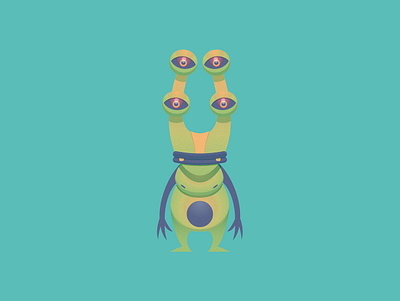 Cute Monster 3-10 adobe adobeillustrator adobephotoshop characterdesign design illustration illustrator monster vector