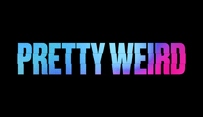 Pretty Weird Records – Branding abstract branding club poster color design experimental glitchy graphic design logo photoshop poster design psychadelic typography