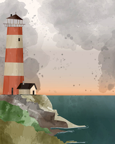 Mr. Lighthouse lighthouse sea spotlight