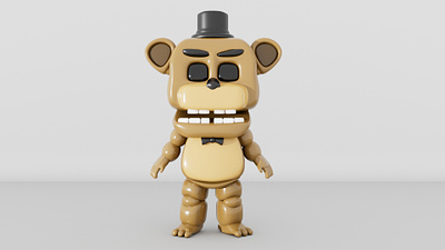 Freddy toy 3d 3dmodeling maya toy