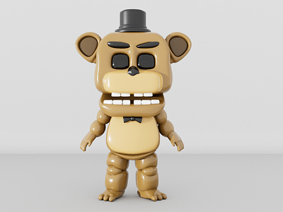 Freddy toy 3d 3dmodeling maya toy