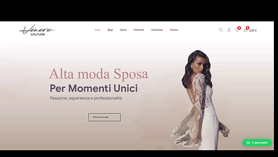 VenereCouture elementor responsive design responsive website ui web design web design italia web design italy wordpress