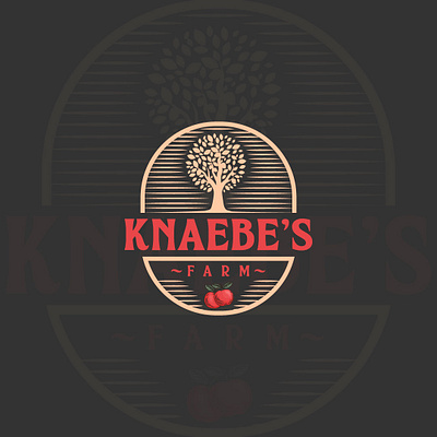 Knaebes Farm Logo Design branding graphic design logo logo design logotype mod