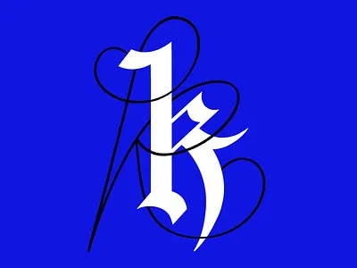 36 Days of Type – letter K 36 days of type calligraphy design experimental graphic design illustration lettering procreate typography