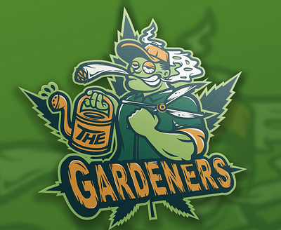 The Gardeners Club 2d illustration branding digital illustration graphic design illustration logo logo design poster design