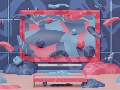 Artist's Frame 3d 3d art abstract abstract design art art direction artwork b3d blender blender art blender3d colorful concept concept design cycles design graphic design illustration low poly lowpoly