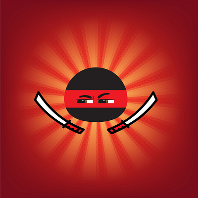 Ninja branding graphic design logo