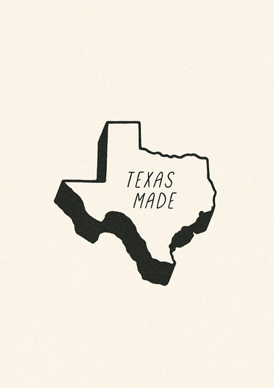 Texas Made Illustration design digital art digital illutration font graphic design hand drawn illustration type typeface typography