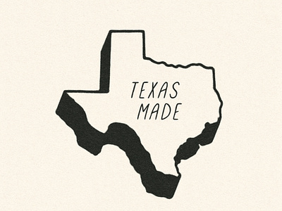 Texas Made Illustration design digital art digital illutration font graphic design hand drawn illustration type typeface typography