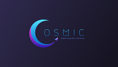 Logo: Cosmic™️ — exploring the universe. cosmic design graphic design illustration logo logo design logofolio web design