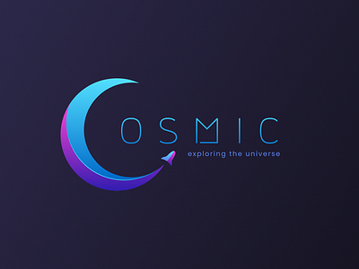 Logo: Cosmic™️ — exploring the universe. cosmic design graphic design illustration logo logo design logofolio web design