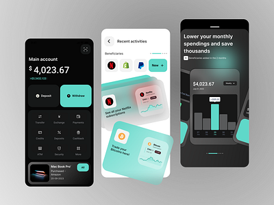 CoinWallet Pro - Mobile finance app appdesign design figma fintech interface mobileapp mobileappdesign problemsolving product design ui uiux uiuxdesign userexperiencedesign ux uxdesign