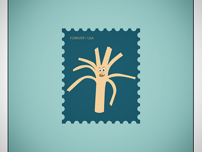 String Cheese Day Postage Stamp Design adobe adobe illustrator design illustration postage stamp postage stamp design string cheese vector