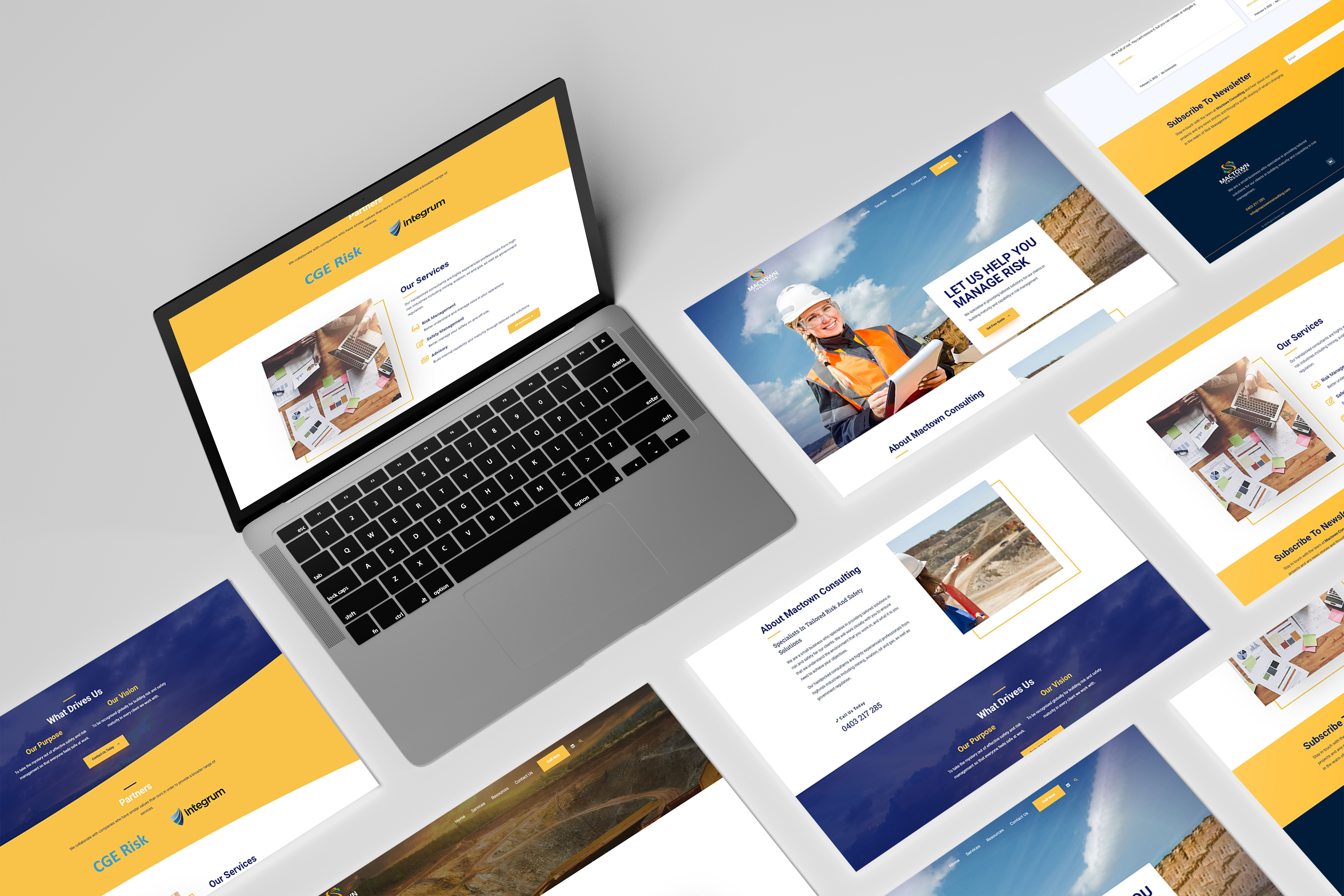 Example of Custom Brand & Website Design