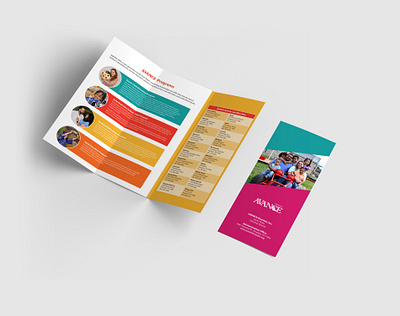 AVANCE-Houston Program Overview Brochure branding creative direction graphic design