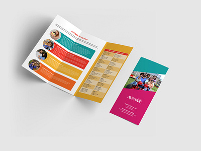 AVANCE-Houston Program Overview Brochure branding creative direction graphic design