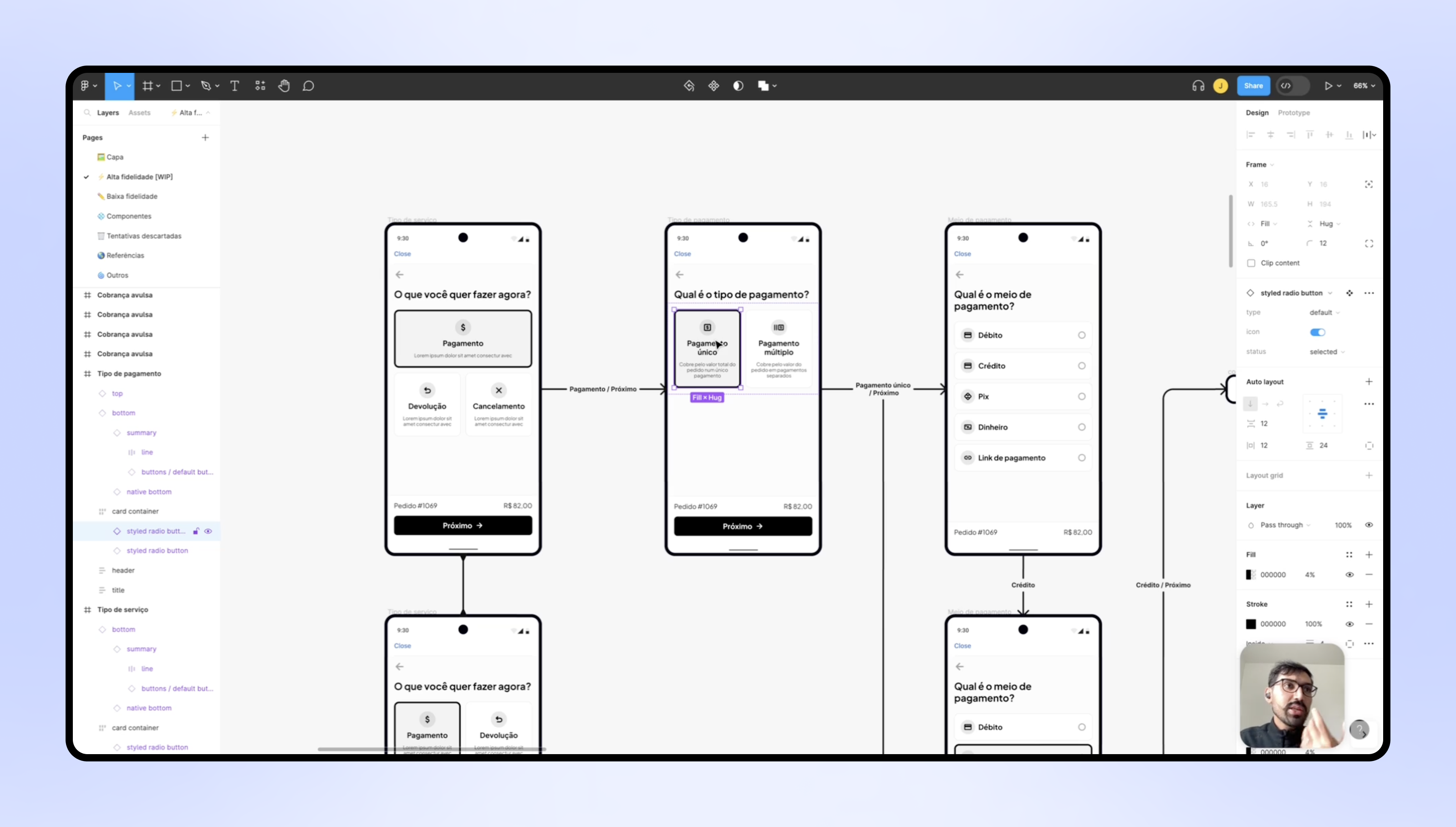 Iglu redesign • wireframing process screenshot
