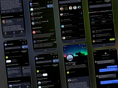 Concept Design for Social Triggers on CoinSwitch chat coinswitch community design experience feed fintech illustration interface product product design social triggers ui uiux ux