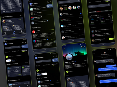Concept Design for Social Triggers on CoinSwitch chat coinswitch community design experience feed fintech illustration interface product product design social triggers ui uiux ux