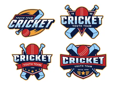Logo badge cricket logo