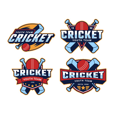 Logo badge cricket logo