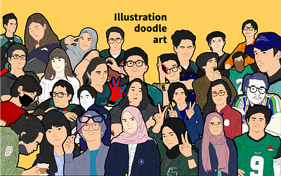 College Edition (2020-2021) college design doodle graphic design illustration