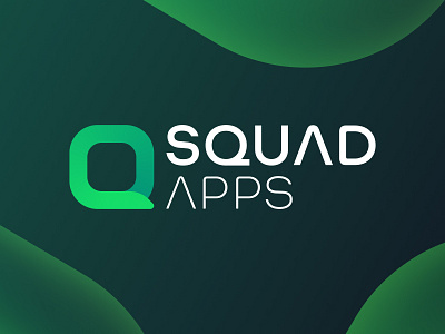 Squad Apps app application applications apps brand branding company design dev development green icon identity logo tech technology