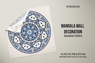 Mandala Wall Decoration Abstract seamless graphic art