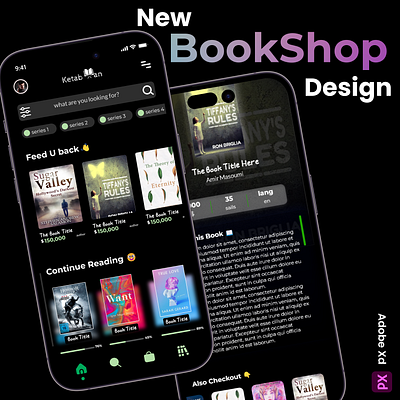 KetabKhan BookShop application book shop ui