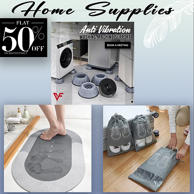 Home Supplies Website Section Icon branding graphic design ui