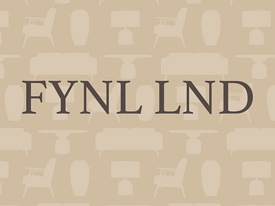 FYNL LND logo and pattern branding design illustration logo pattern