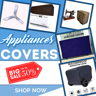 Appliances Cover Website Section branding graphic design ui