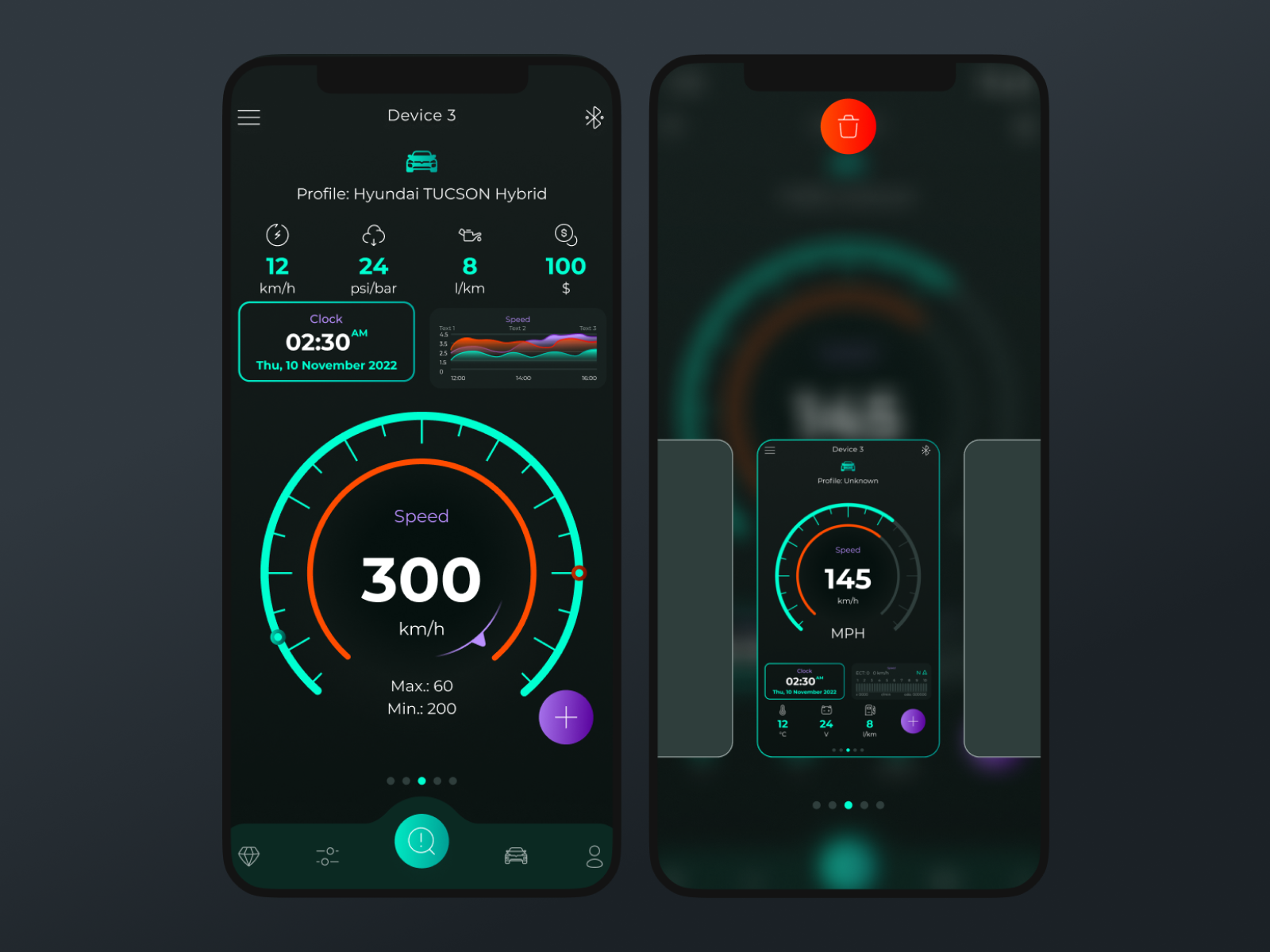 OBD2-ELM327 Car Diagnostics App by SDD Technology on Dribbble