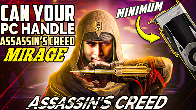 Face swapping Assassins creed Thumbnail graphic design