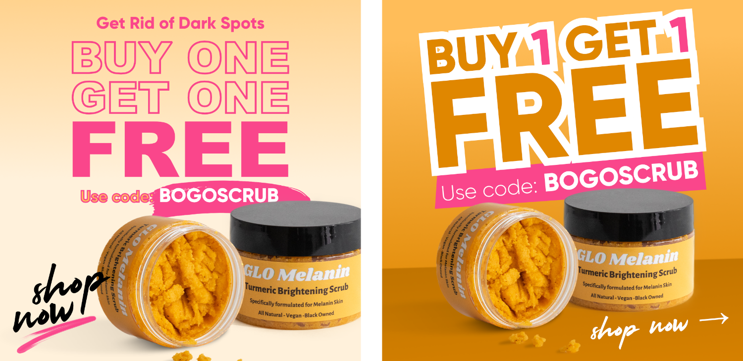 Ad designs for skincare brand Glo Melanin ad ad design ad graphics ads ads design banner banner design deisign graphic design