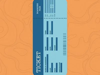 From Ticket to Takeoff airplane animation flying jet motion design motion graphics plane ticket transformation transportation travel