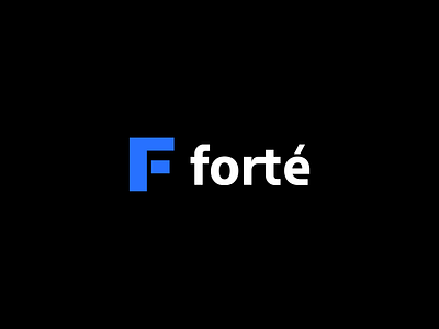 Forte Brand Identity adobe adobeillustrator adobephotoshop blockchain brandguidlines brandidentity branding design finance graphic design logo logodesign logos logotype monogram ui