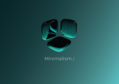 Is Minimalism Future 3d graphic design logo minimalism ui web site