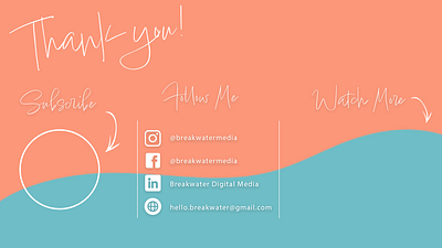 YouTube End Screen - Breakwater Media end screen youtube