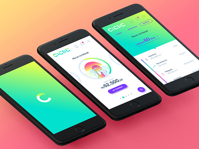 Ciclic app app product design ui