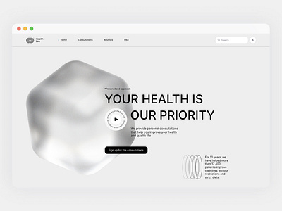 Health Lab - Innovative Lab Website Awsmd Rebound 3d b2b branding design figma graphic design health illustration logo motion graphics ui ux web