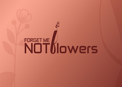 Forget Me NOT Flowers Logo Design | Floral Logo | DesignoFly fiverr logo design